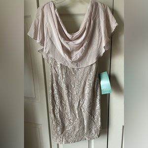 JCPenney Gold cocktail dress